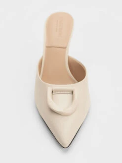 Gabine Leather Mules 12 Gabine Leather Mules -Charles & Keith 2023 L2 SL1 61900006 41 7