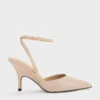 Leather Ankle Strap Pumps -Charles & Keith 2023 L2 SL1 61900010 35 1