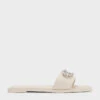 Gem-Embellished Leather Slides 2 Gem-Embellished Leather Slides -Charles & Keith 2023 L2 SL1 71720103 41 1
