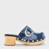 Gabine Floral Denim Studded Clogs -Charles & Keith 2023 L2 SL1 81900004 06 1
