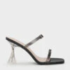 Embellished Bow See-Through Sandals 2 Embellished Bow See-Through Sandals -Charles & Keith 2023 L3 CK1 60050996 01 1