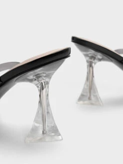 Embellished Bow See-Through Sandals -Charles & Keith 2023 L3 CK1 60050996 01 5