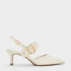 Sepphe Grommet Slingback Pumps -Charles & Keith 2023 L3 CK1 60361470 41 1