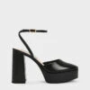 Jemma Patent Platform Ankle-Strap Pumps 1 Jemma Patent Platform Ankle-Strap Pumps -Charles & Keith 2023 L3 CK1 60580276 J5 1