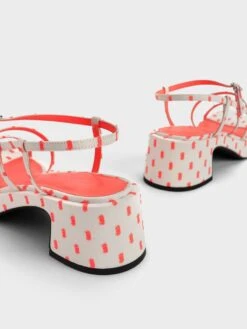 Selene Flower-Buckle Strappy Sandals -Charles & Keith 2023 L3 CK1 60920348 B2 5