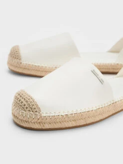 Ankle-Strap Espadrille Flats -Charles & Keith 2023 L3 CK1 70380992 41 7