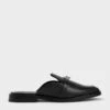 Metallic Accent Loafer Mules -Charles & Keith 2023 L3 CK1 70380994 01 1