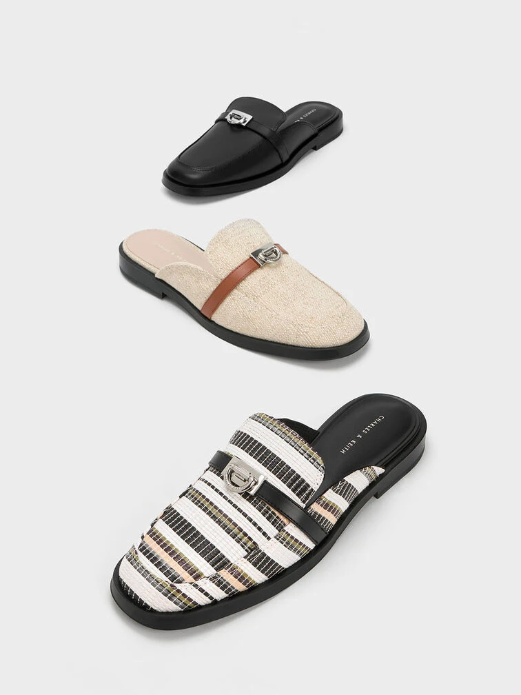 Metallic Accent Loafer Mules 6 Metallic Accent Loafer Mules - Image 4