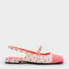 Beaded Flower Printed Slingback Flats -Charles & Keith 2023 L3 CK1 70900382 1 B2 1