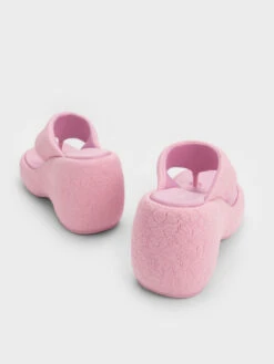 Noemi Knitted Platform Wedges -Charles & Keith 2023 L3 CK1 80380073 13 5