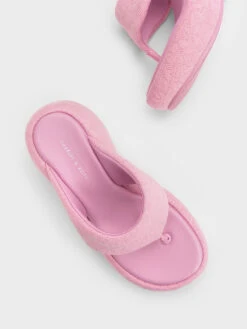 Noemi Knitted Platform Wedges -Charles & Keith 2023 L3 CK1 80380073 13 8