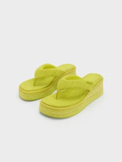 Woven Espadrille Thong Sandals -Charles & Keith 2023 L3 CK1 80580136 C5 3