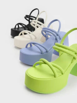 Nerissa Tubular Platform Sandals​ -Charles & Keith 2023 L3 CK1 80900025 49 7