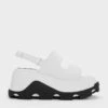 Two-Tone Asymmetric Platform Sandals -Charles & Keith 2023 L3 CK1 80900028 03 1