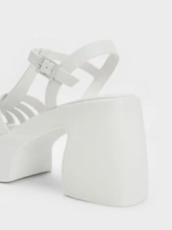 Interwoven Platform Gladiator Sandals -Charles & Keith 2023 L3 CK1 80920025 03 7