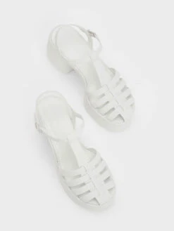 Interwoven Platform Gladiator Sandals -Charles & Keith 2023 L3 CK1 80920025 03 8