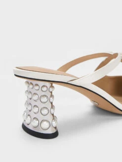 Jacinda Beaded Heel Bow Mules -Charles & Keith 2023 L3 SL1 60280430 1 03 5