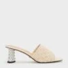 Beaded Heel Crochet Mules 2 Beaded Heel Crochet Mules -Charles & Keith 2023 L3 SL1 61900017 09 1