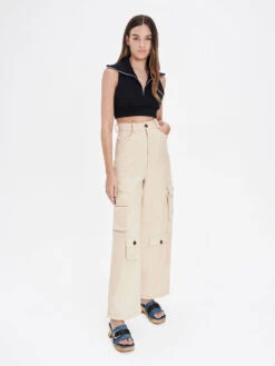 Gabine Studded Denim & Leather Clogs 11 Gabine Studded Denim & Leather Clogs -Charles & Keith 2023 L3 SL1 80900003 06 4