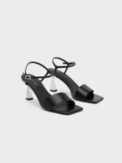Open Toe Curved Heel Sandals 11 Open Toe Curved Heel Sandals -Charles & Keith 2023 L6 CK1 60190322 01 3
