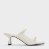 Double Strap Heeled Mules -Charles & Keith 2023 L6 CK1 60190323 03 1