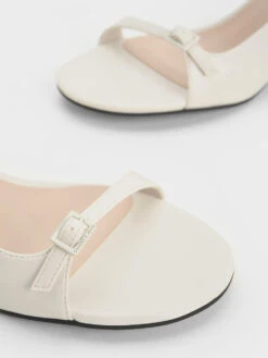 Double Strap Heeled Mules -Charles & Keith 2023 L6 CK1 60190323 03 7