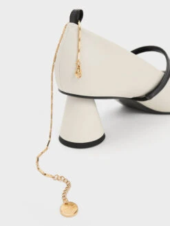 Delicate Chain-Link Mary Jane Pumps -Charles & Keith 2023 L6 CK1 60280400 41 5