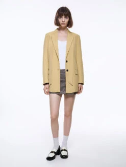 Two-Tone Metallic Accent Block Heel Loafer Pumps 12 Two-Tone Metallic Accent Block Heel Loafer Pumps -Charles & Keith 2023 L6 CK1 60280401 24 4