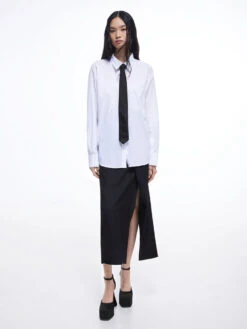 Recycled Polyester Flare Heel D'Orsay Pumps -Charles & Keith 2023 L6 CK1 60280403 01 4