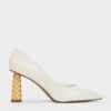 Quilted Heel Pointed-Toe Pumps -Charles & Keith 2023 L6 CK1 60361472 41 1