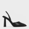 Crystal-Embellished Pointed-Toe Slingback Pumps -Charles & Keith 2023 L6 CK1 60361478 01 1