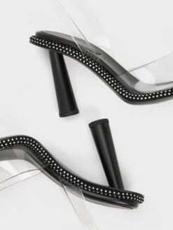 See-Through Crystal-Embellished Slingback Pumps 9 See-Through Crystal-Embellished Slingback Pumps -Charles & Keith 2023 L6 CK1 60361478 H3 5