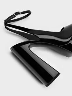 Guinevere Patent Platform Pumps -Charles & Keith 2023 L6 CK1 60361483 J5 5