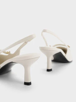 Metallic Accent Slingback Pumps -Charles & Keith 2023 L6 CK1 60920349 09 5