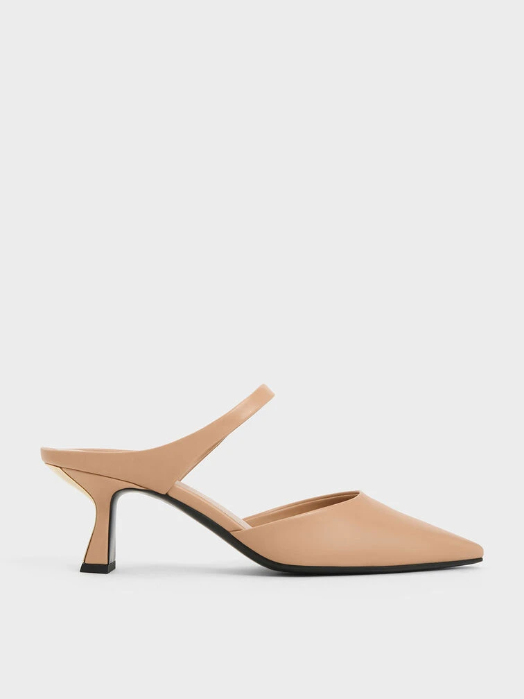 Slant Heel Mules 3 Slant Heel Mules