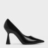 Trapeze Heel Pointed-Toe Pumps -Charles & Keith 2023 L6 CK1 61720157 J6 1