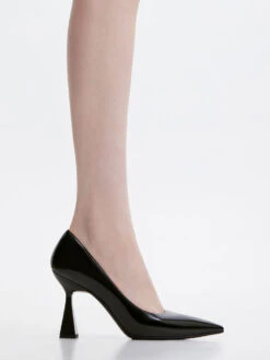 Trapeze Heel Pointed-Toe Pumps -Charles & Keith 2023 L6 CK1 61720157 J6 2