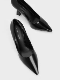 Trapeze Heel Pointed-Toe Pumps -Charles & Keith 2023 L6 CK1 61720157 J6 8