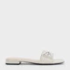 Trice Metallic Accent Slide Sandals 2 Trice Metallic Accent Slide Sandals -Charles & Keith 2023 L6 CK1 70060613 41 1