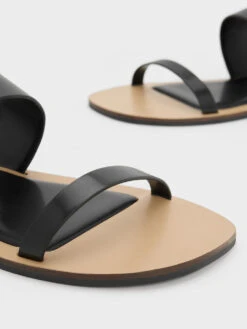 Trice Metallic Accent Double Strap Sandals -Charles & Keith 2023 L6 CK1 70190067 01 7