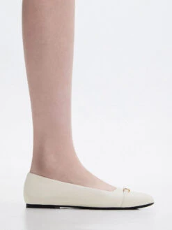 Metallic Accent Ballerinas -Charles & Keith 2023 L6 CK1 70381015 41 2