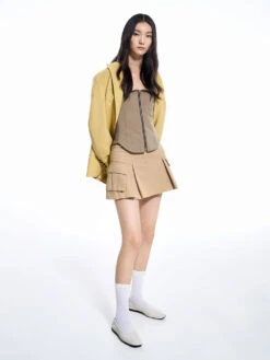 Ruched Ballerina Flats -Charles & Keith 2023 L6 CK1 70381016 41 4