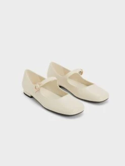 Pearl-Buckle Mary Janes -Charles & Keith 2023 L6 CK1 70900477 09 3