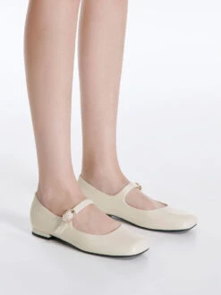 Pearl-Buckle Mary Janes -Charles & Keith 2023 L6 CK1 70900477 09 6