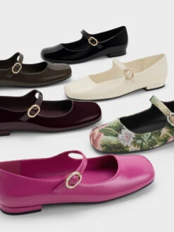 Pearl-Buckle Mary Janes -Charles & Keith 2023 L6 CK1 70900477 09 7