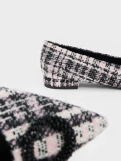 Tweed Beaded Circle Flats 13 Tweed Beaded Circle Flats -Charles & Keith 2023 L6 CK1 70900484 13 5