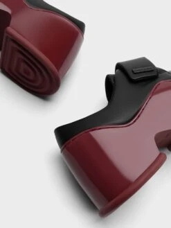 Pixie Patent Two-Tone Platform Loafers -Charles & Keith 2023 L6 CK1 80920029 08 5