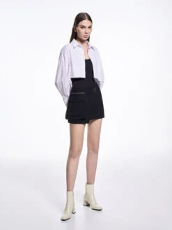 Curved Block Heel Ankle Boots -Charles & Keith 2023 L6 CK1 90360387 41 4