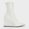 Pointed-Toe Wedge Ankle Boots 2 Pointed-Toe Wedge Ankle Boots -Charles & Keith 2023 L6 CK1 90360389 03 1
