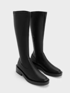 Side Zip Knee-High Boots -Charles & Keith 2023 L6 CK1 90380138 01 3
